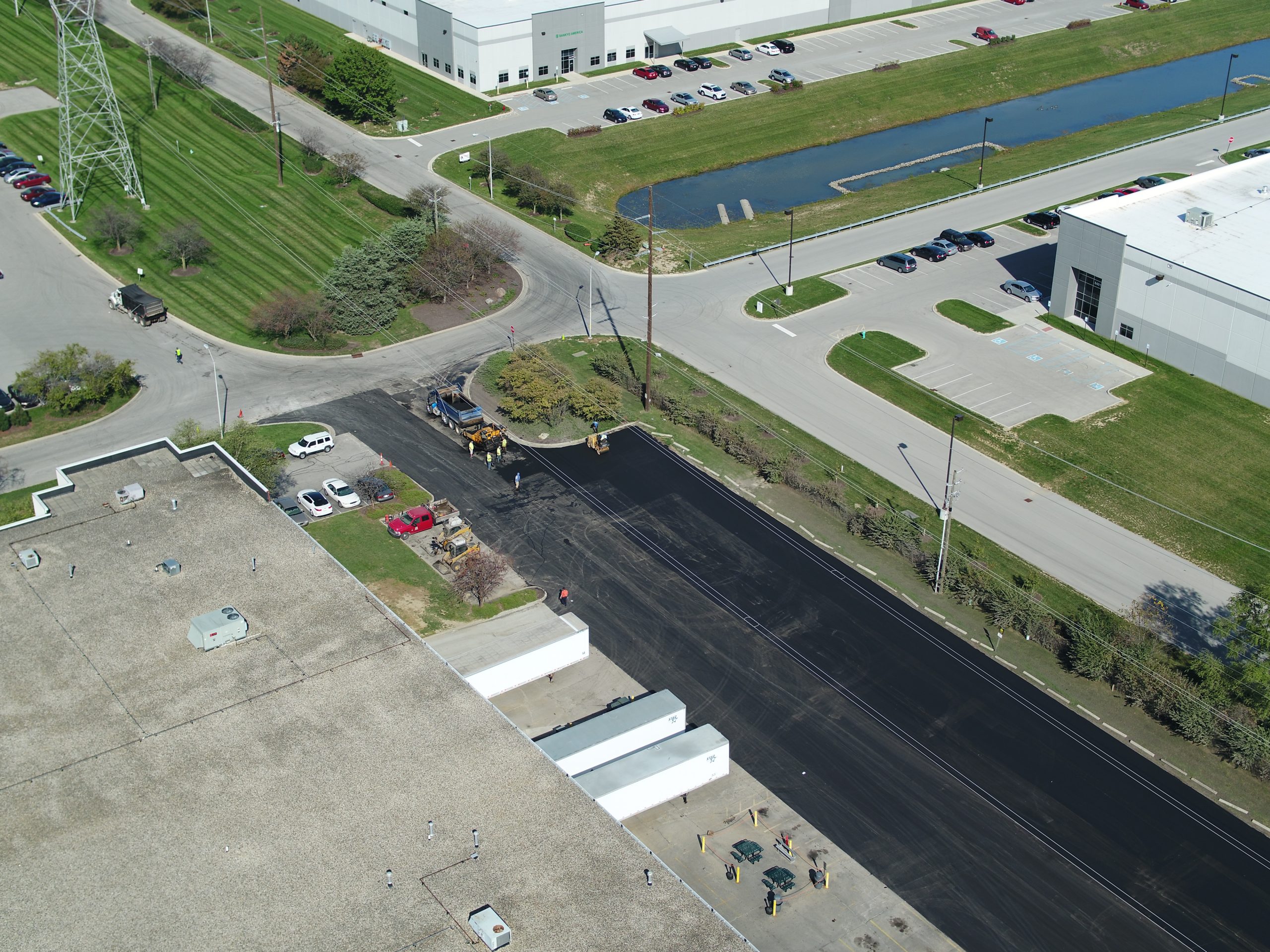 Indiana Asphalt Paving Portfolio Baumgartner Asphalt