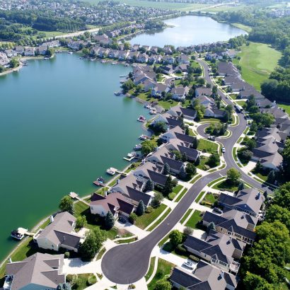 Fishers 2018 Lake Stonebridge aerial