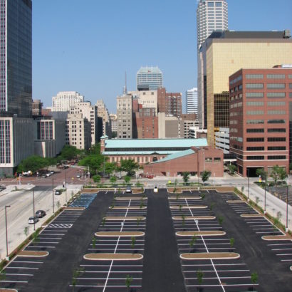 Market St Parking Lot aerial (1)