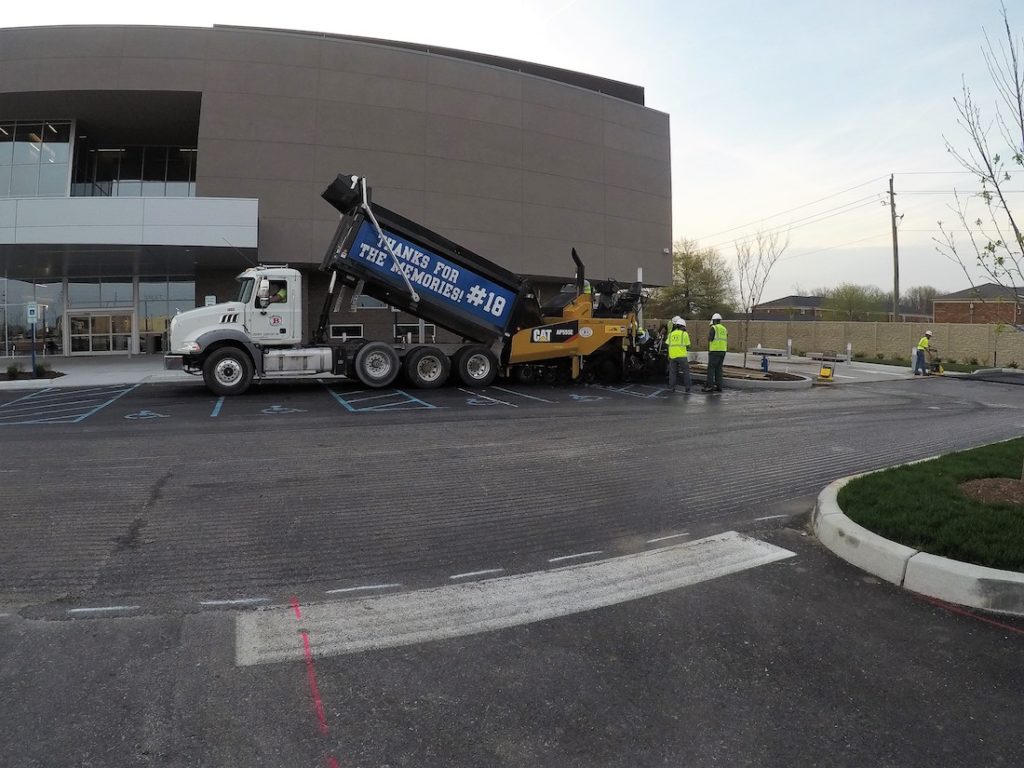 Community Hospital Parking Lot Repair Indiana Baumgartner Asphalt